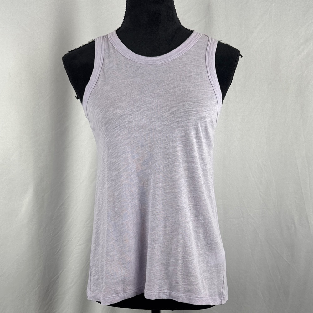 J Crew Lavender Open Back Tank Top